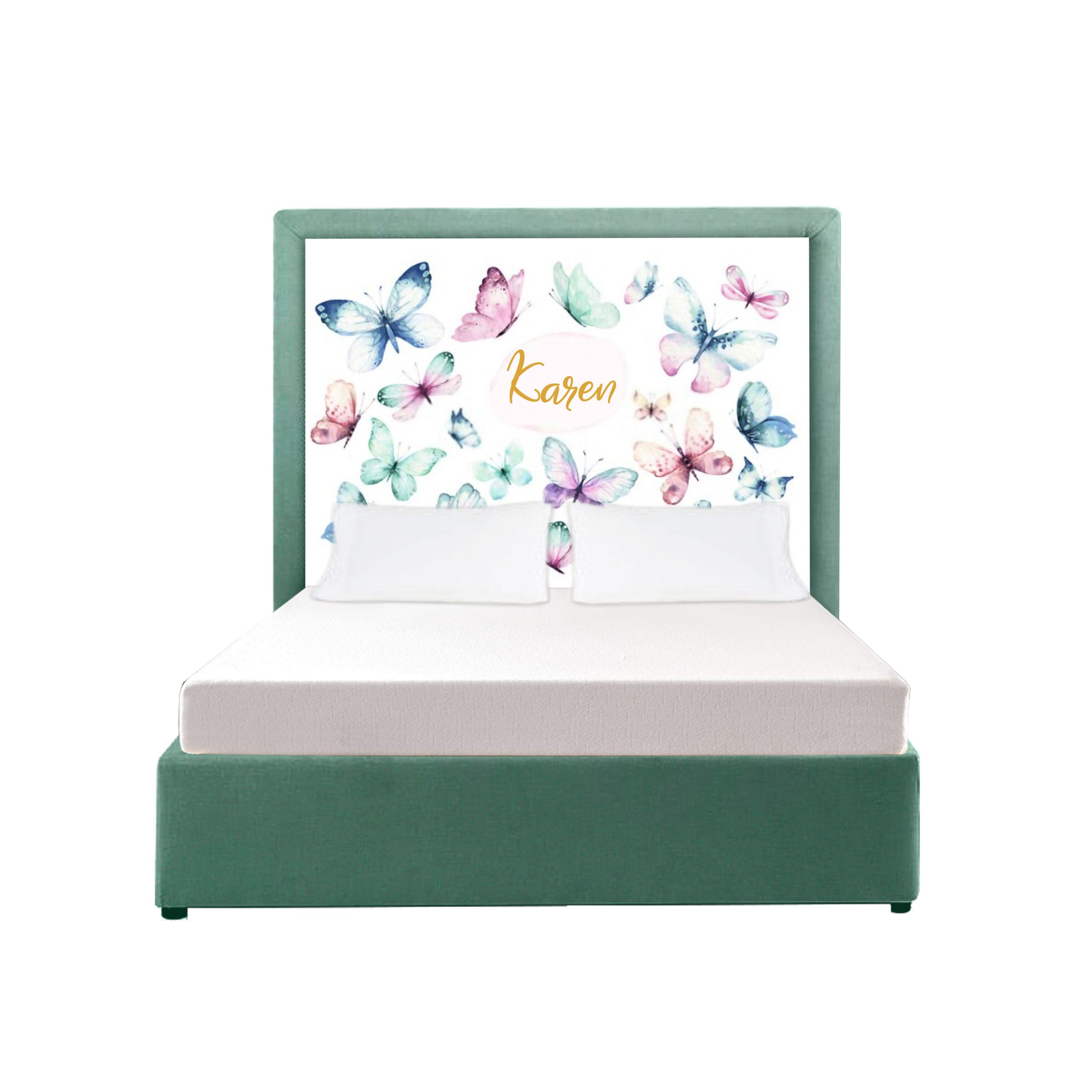 59 KHB014B SeaSpray WIth Pattern Headboard & Base