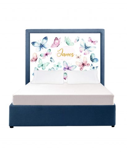 60 - James Butterflies Headboard and Base
